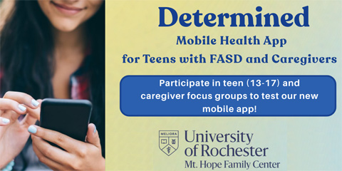 Determined Survey at the Thrive FASD Lab Flyer